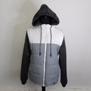 EUC Airwalk Jacket Unisex puffer with hood. Size M